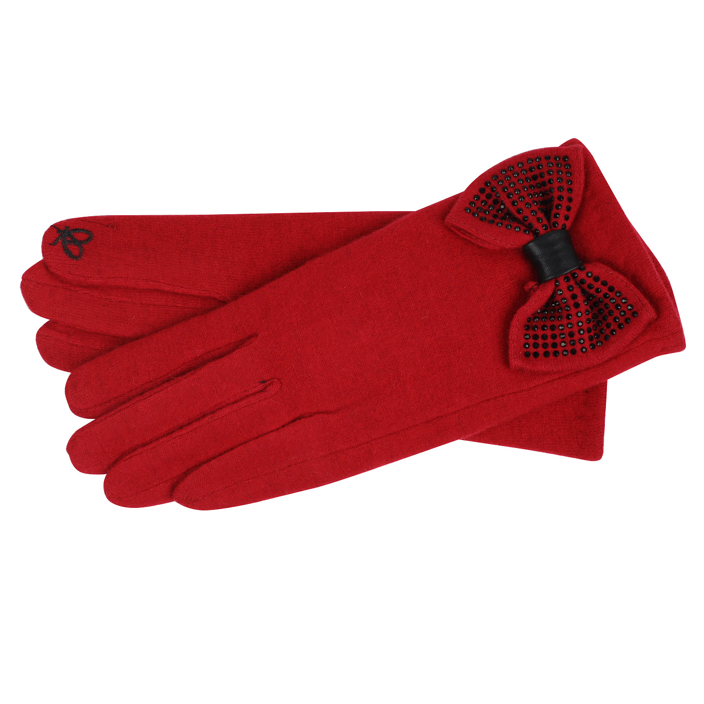 Pia Rossini Женские перчатки красного цвета