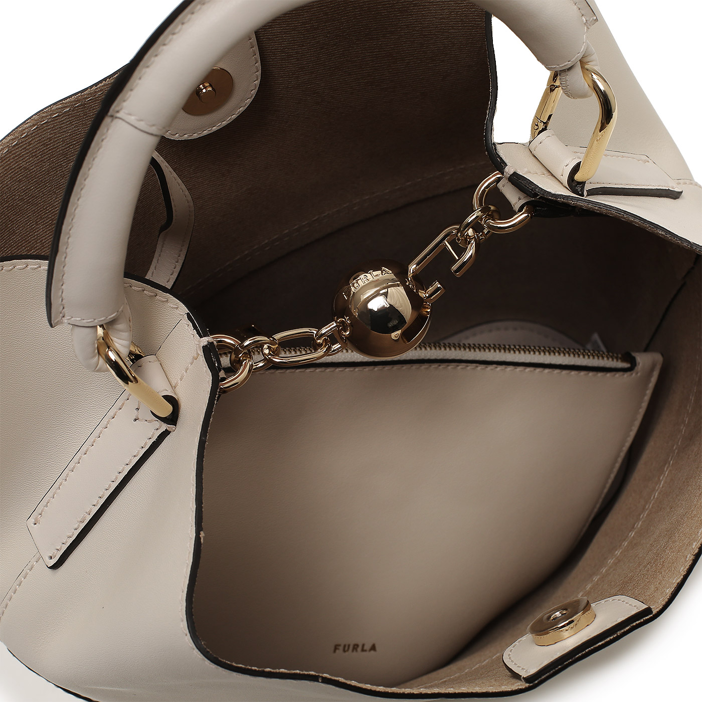 Кожаная сумка Furla Sfera