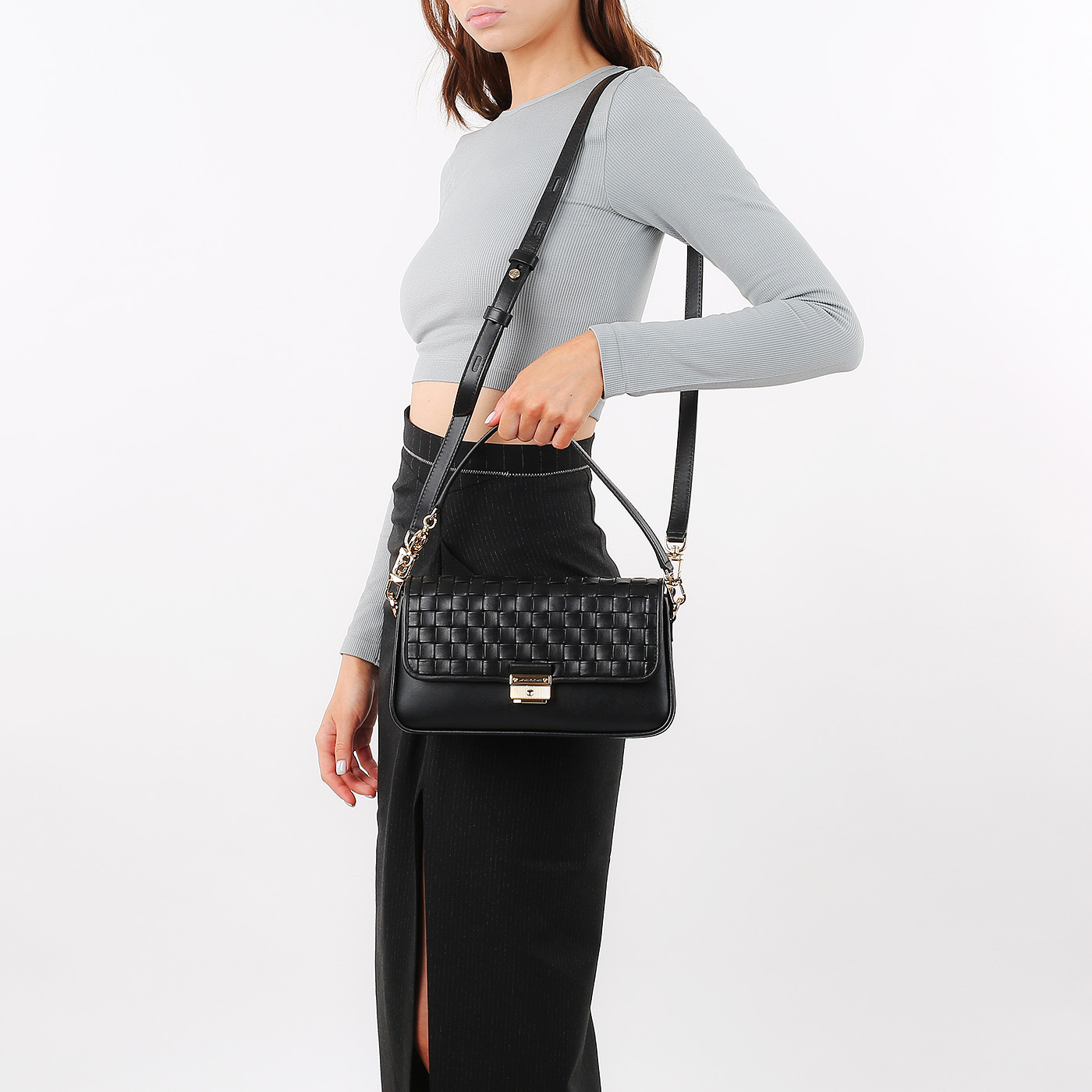 Сумка с плетением Michael Kors Bradshaw